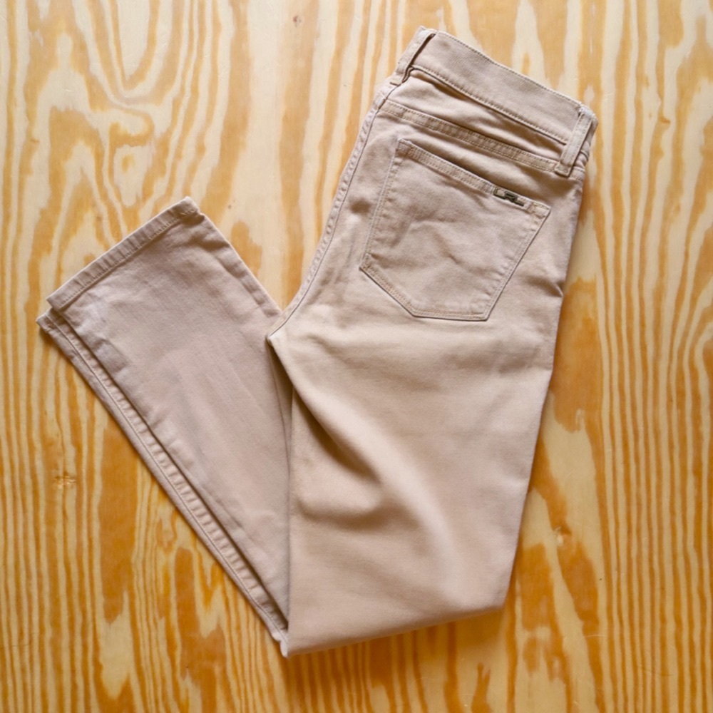 Ralph Lauren Straight Ankle Tan Jean